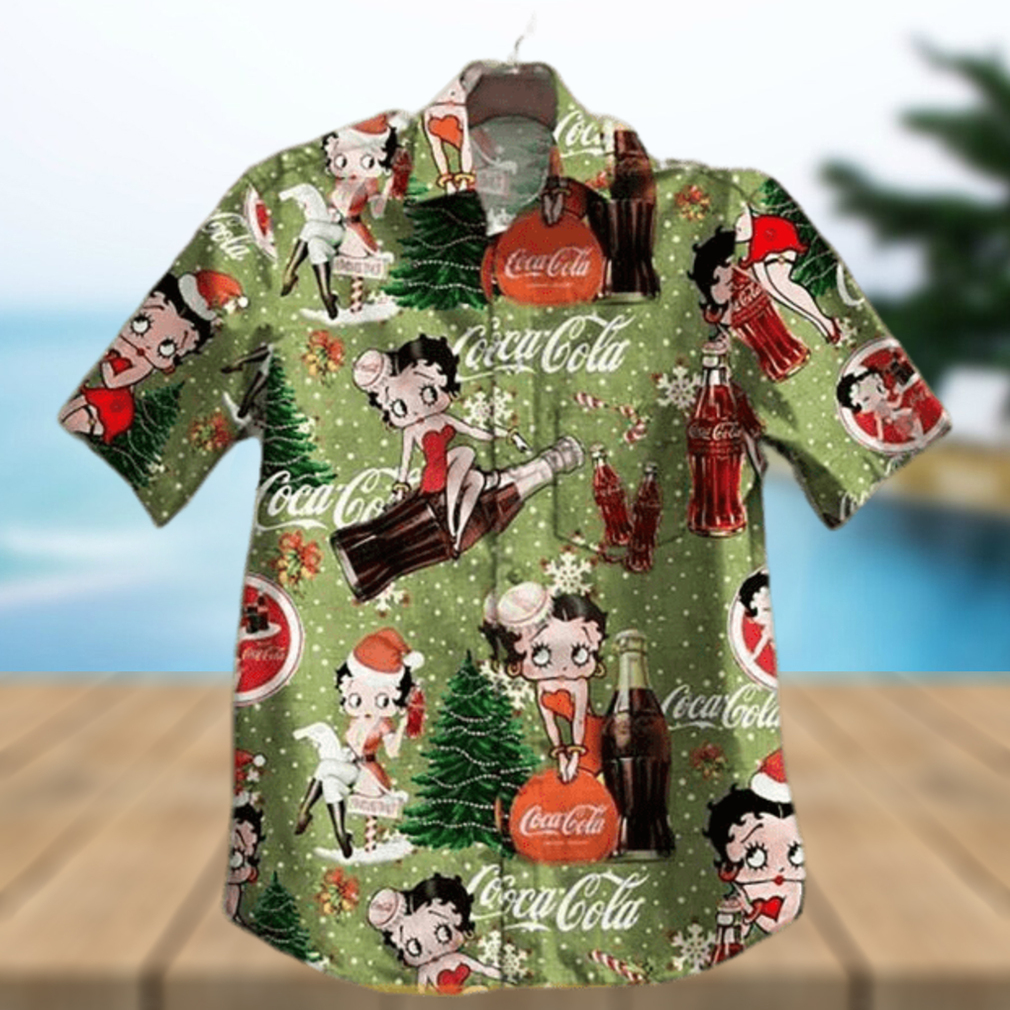 Hot Betty Boop Coca Cola Funny Hawaiian Shirt - Limotees