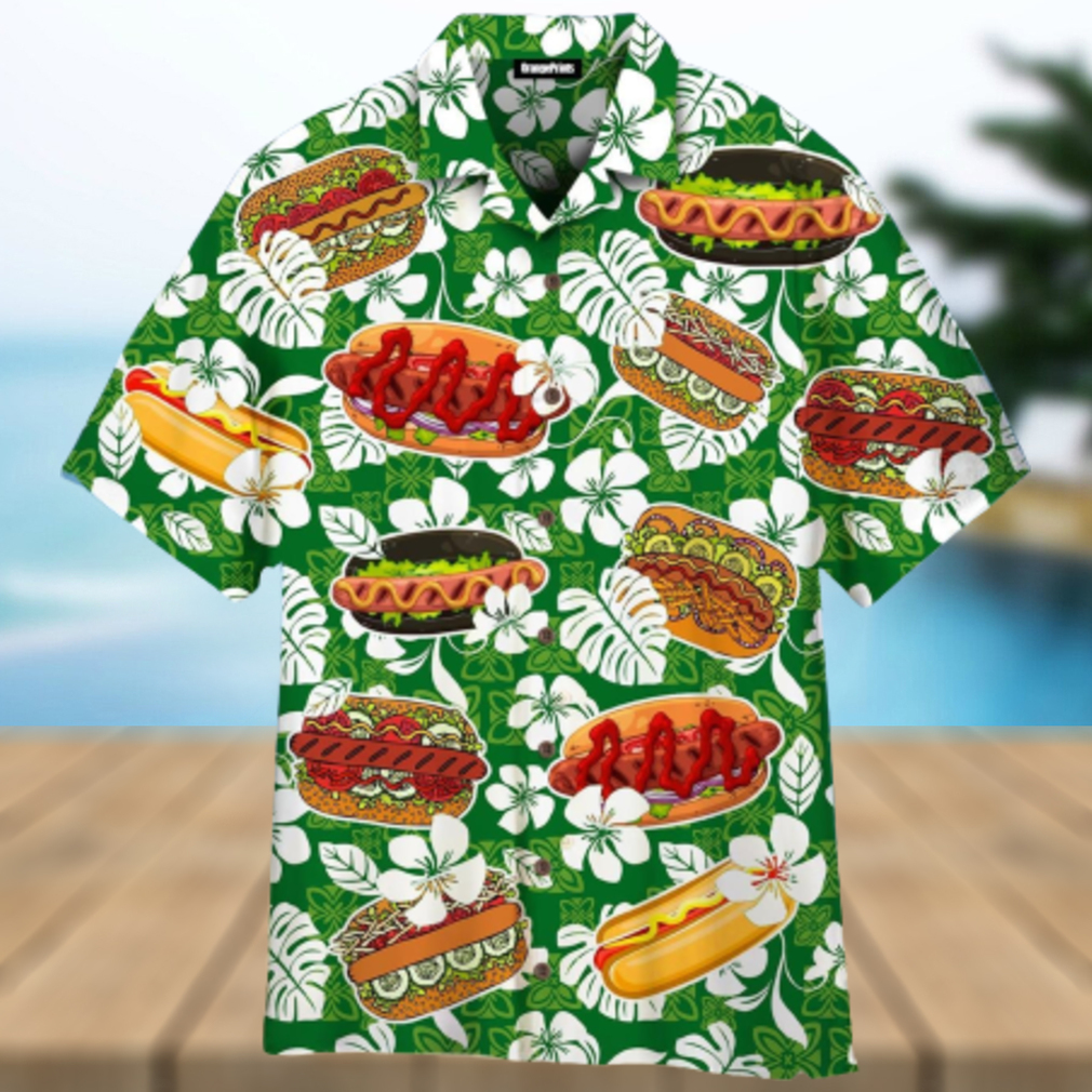 Hot Dog Aloha Hawaiian Shirt Summer Gift Beach Shirt - Limotees