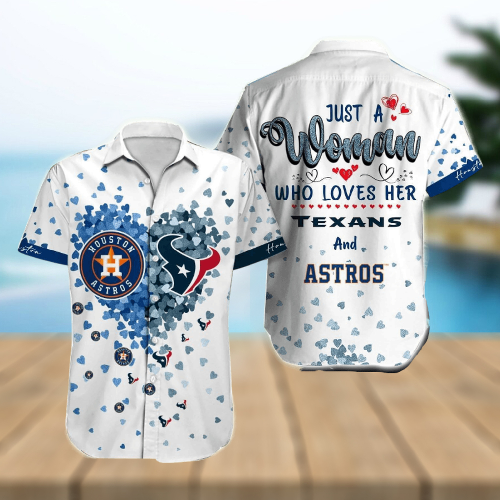 Houston Heart For Big Fans Hawaiian Shirt Summer Giift - Limotees