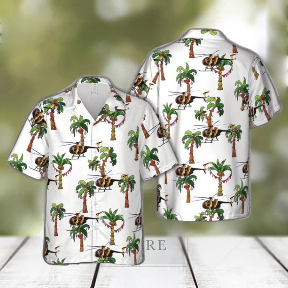 Hughes 500D Christmas Hawaiian Shirt - Limotees