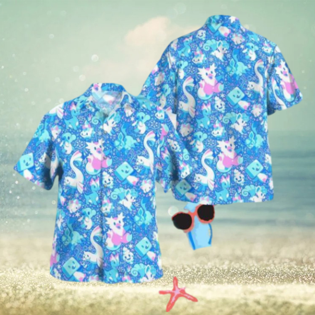 Ice Pokemon Tropical Hawaiian Shirt For Men And Women - Limotees