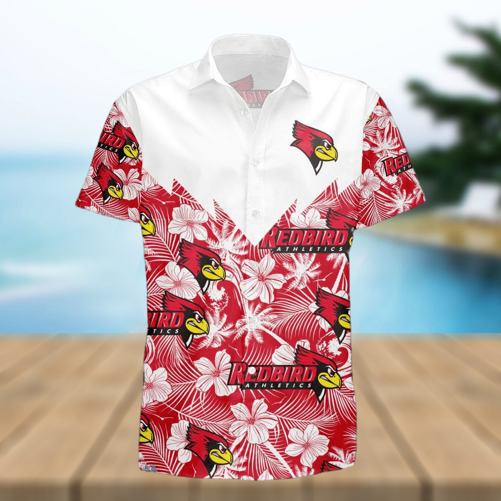 Illinois Chicago Flames 3D Hawaiian Shirt Tropical Seamless NCAA Summer Beach For Fans Gift - Limotees