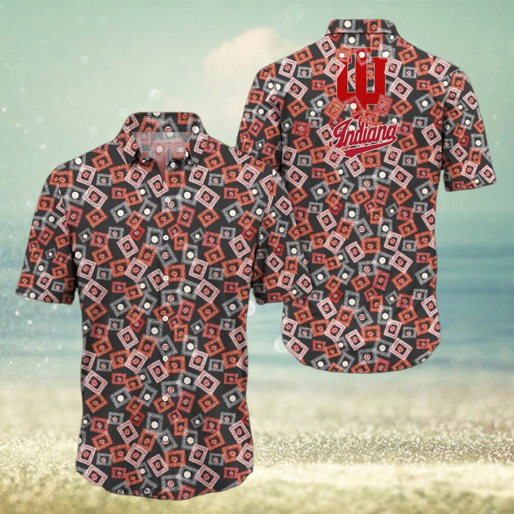 Indiana Hoosiers Short Sleeve Film Pattern Hawaiian Shirt For Men And Women - Limotees