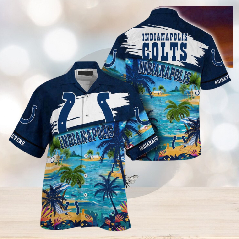 Indianapolis Colts NFL Customized Summer Hawaii Shirt For Sports Fans - Limotees