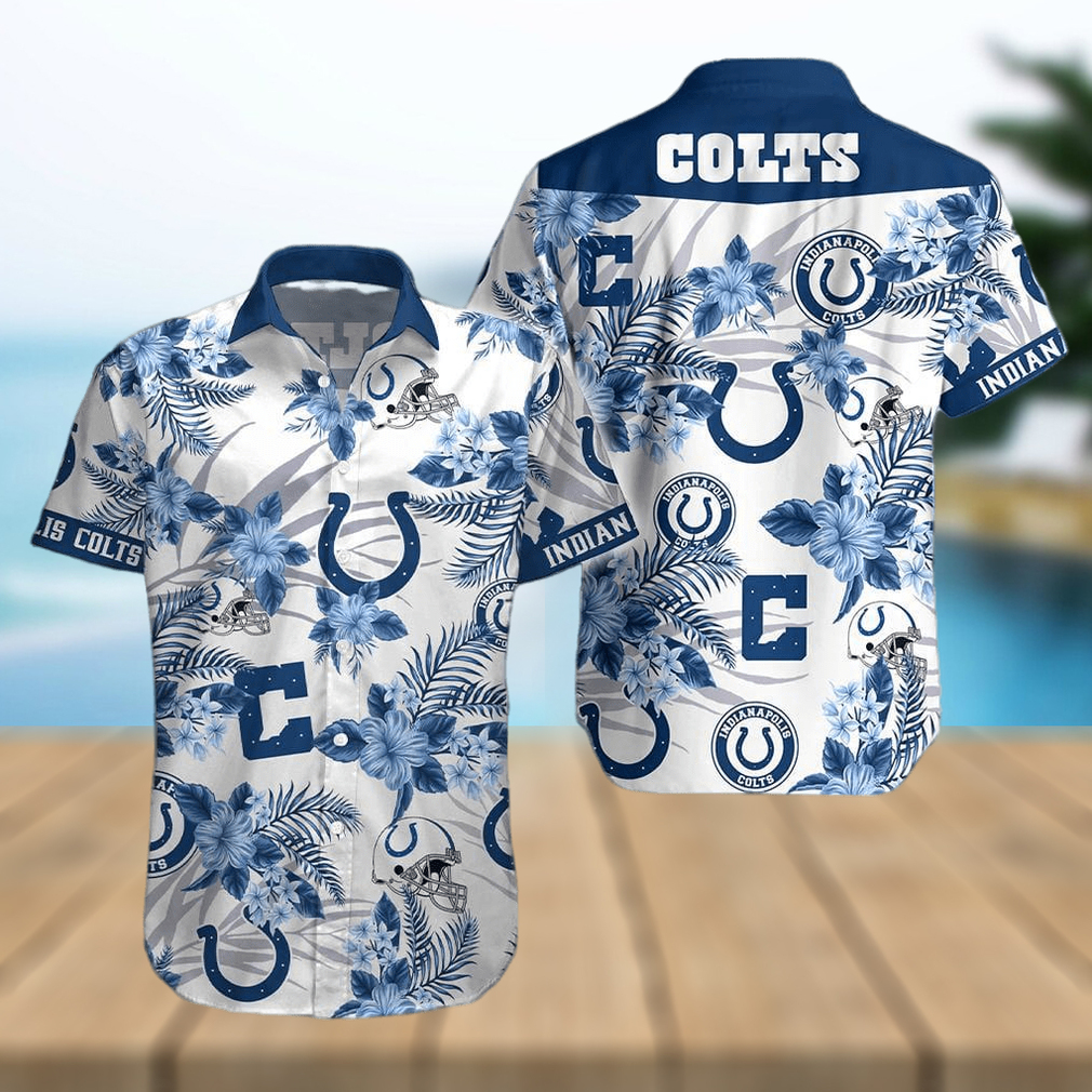 Indianapolis Colts NFL Design 9 Beach Hawaiian Shirt Men And Women For Fans Gift - Limotees