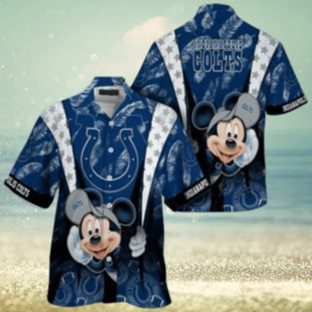 Indianapolis Colts nfl mickey mouse Hawaiian Shirt custom for fan - Limotees