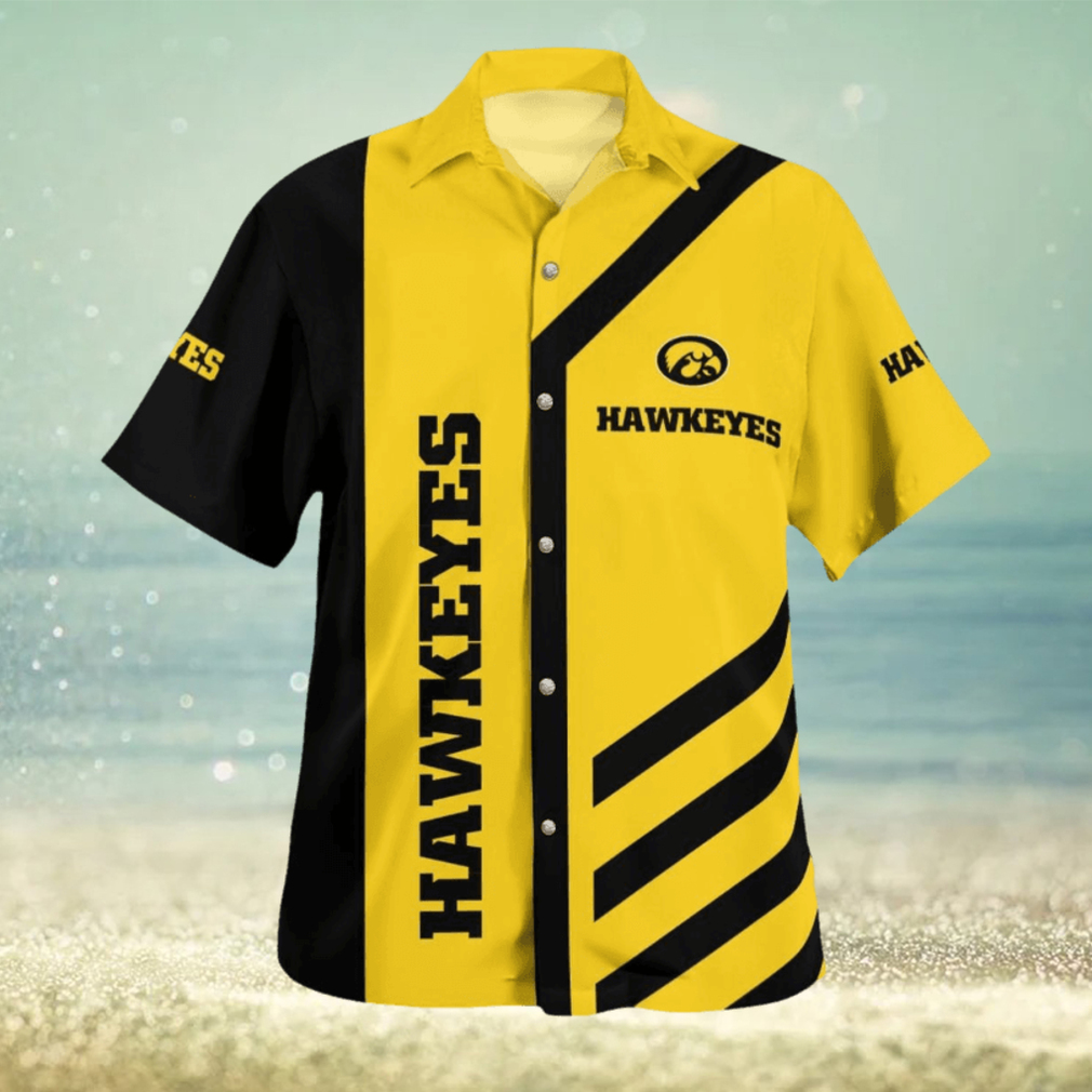 Iowa Hawkeyes Pacific 3D Hawaiian Shirt Best For Fans Beach Gift For Men And Women - Limotees