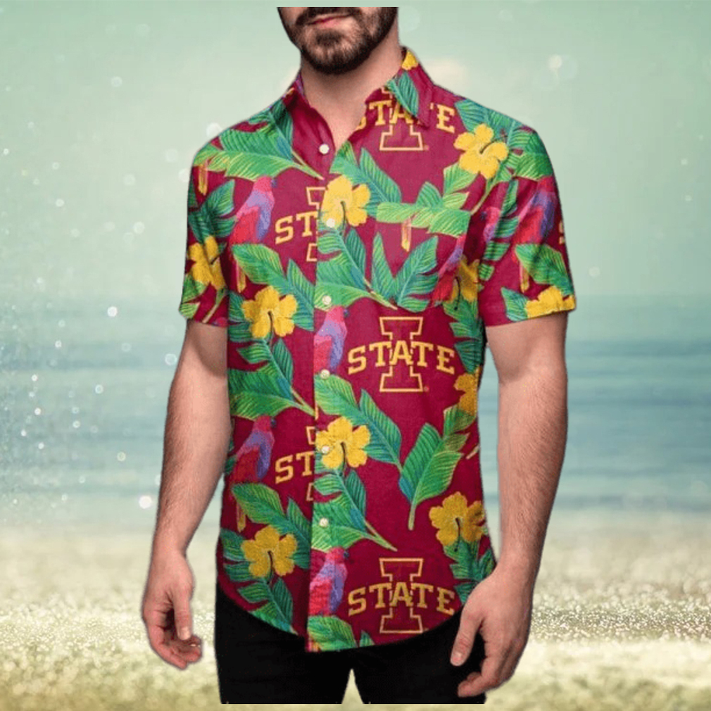 Iowa State Cyclones NCAA Floral Hawaiian Shirt - Limotees