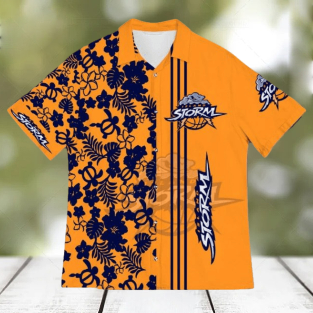 Island Storm American Sports Team Flower Beach Tree Hawaii Shirt Summer Gift For Fans - Limotees