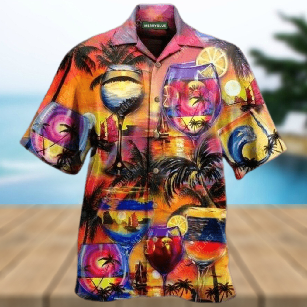 It_S Time For Wine Hawaiian Shirt - Limotees