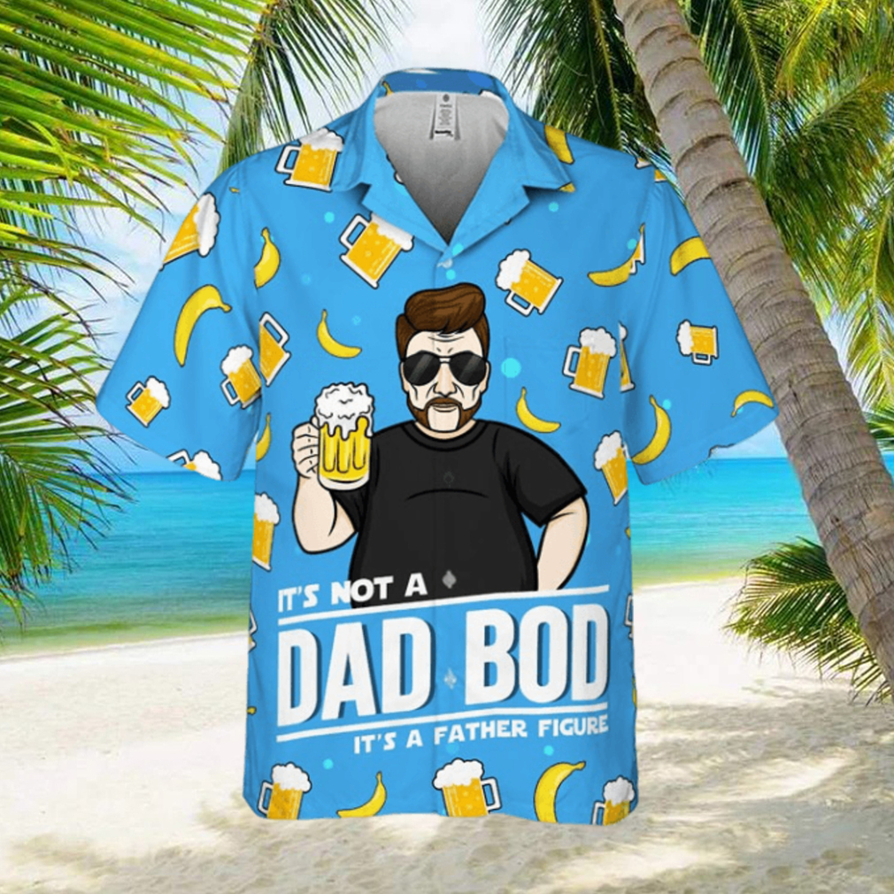 It's Not A Dad Bod, It's A Father's Figure Gift For Father Personalized Unisex Hawaiian Shirt - Limotees