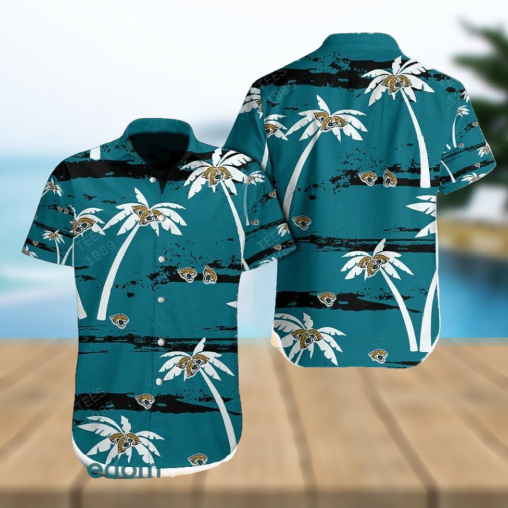 Jacksonville Jaguars Coconut Hawaiian Shirt And Short For Men Gift, Short Beach For Family - Limotees