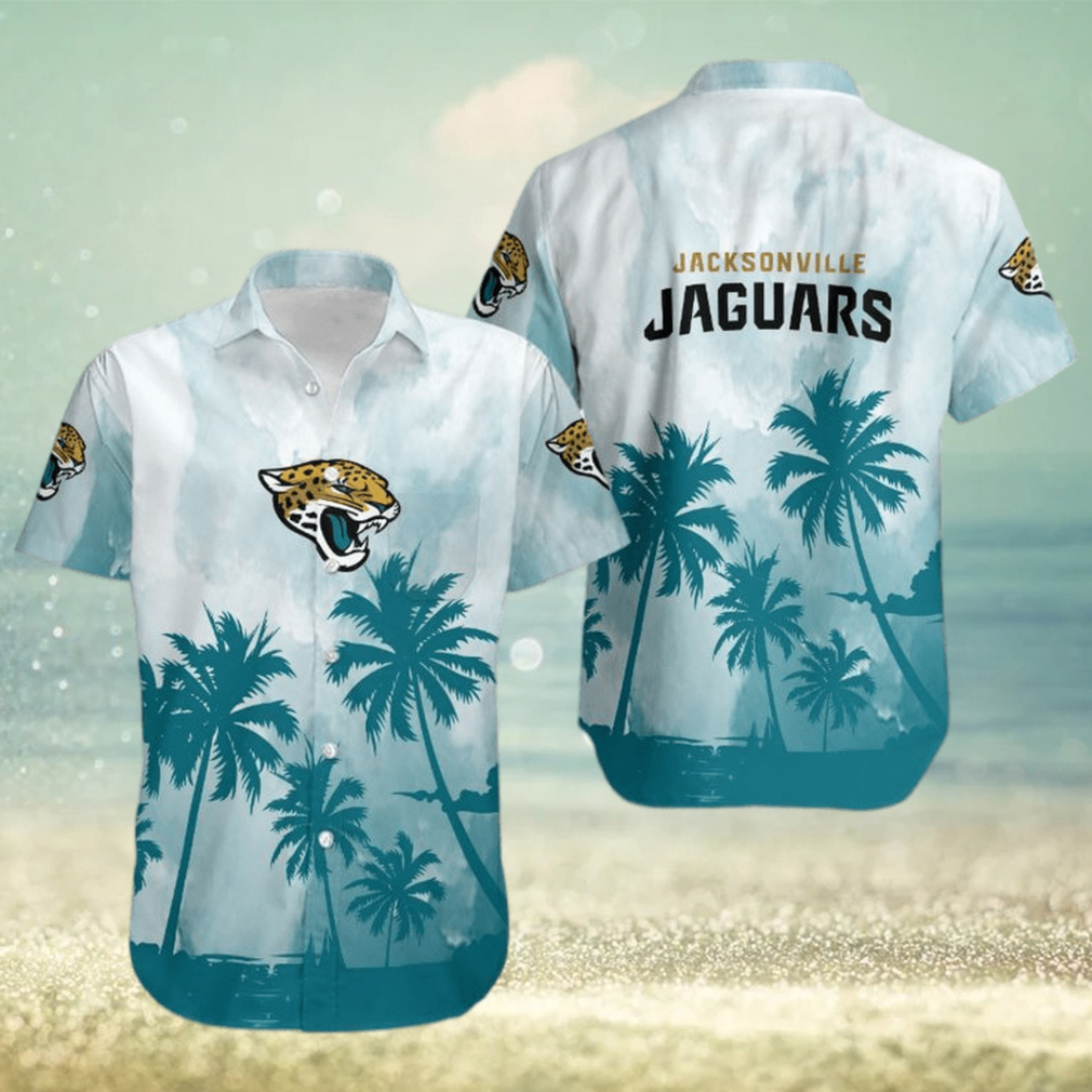 Jacksonville Jaguars Coconut Trees Nfl Hawaiian Shirt For Fans 1 - Limotees