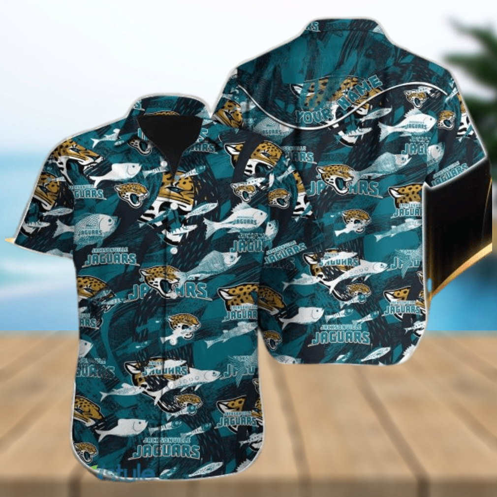 Jacksonville Jaguars NFL Custom Name Hawaiian Shirt For Men Women Unique Gift For Real Fan - Limotees