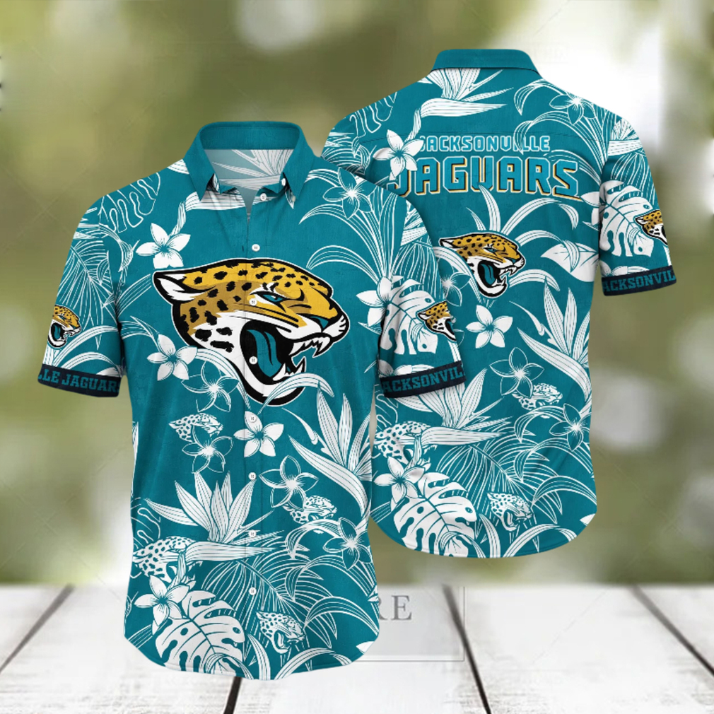 Jacksonville Jaguars NFL Hawaiian Shirt Tropical Aloha Shirt - Limotees