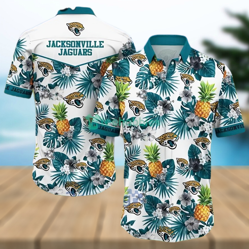 Jacksonville Jaguars NFL Pineapple Tropical Pattern Hawaiian Shirt - Limotees