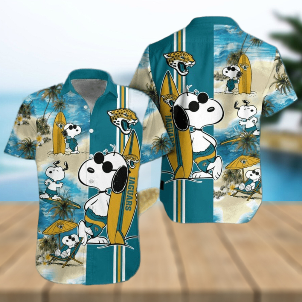 Jacksonville Jaguars Snoopy Hawaiian Shirt For Men For Men - Limotees