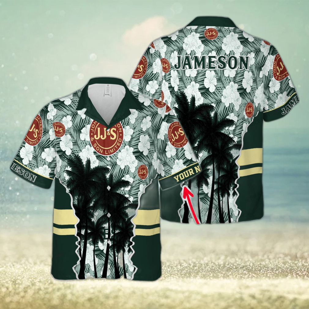 Jameson Irish Whiskey Famous Custom Name Design Hawaiian Shirt For Men And Women Gift Beach - Limotees