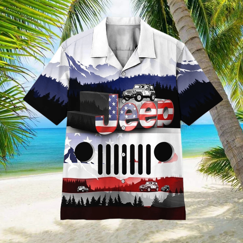 Jeep American Flag Hawaiian Shirt Unisex Adult Hw6107 hawaiian shirt - Limotees