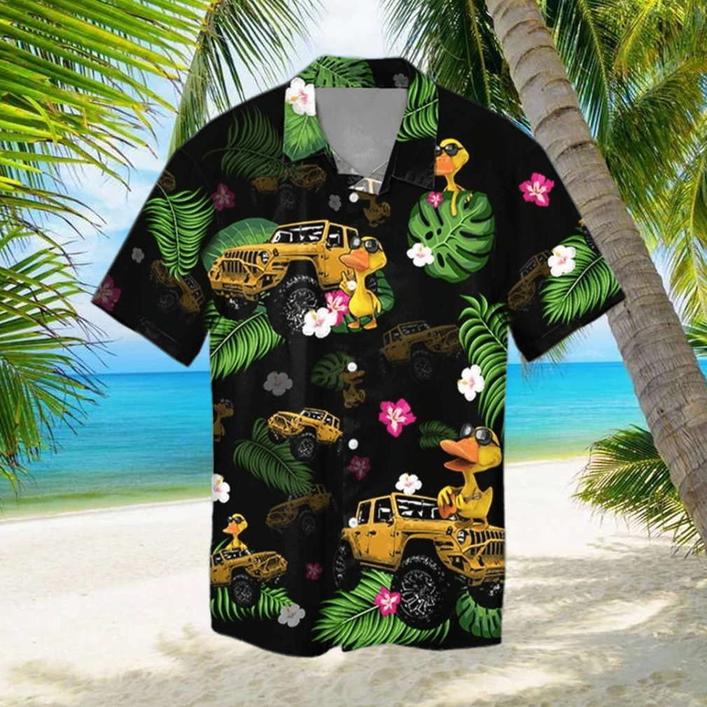 Jeep And Duck Tropical Hawaiian Shirt - Limotees