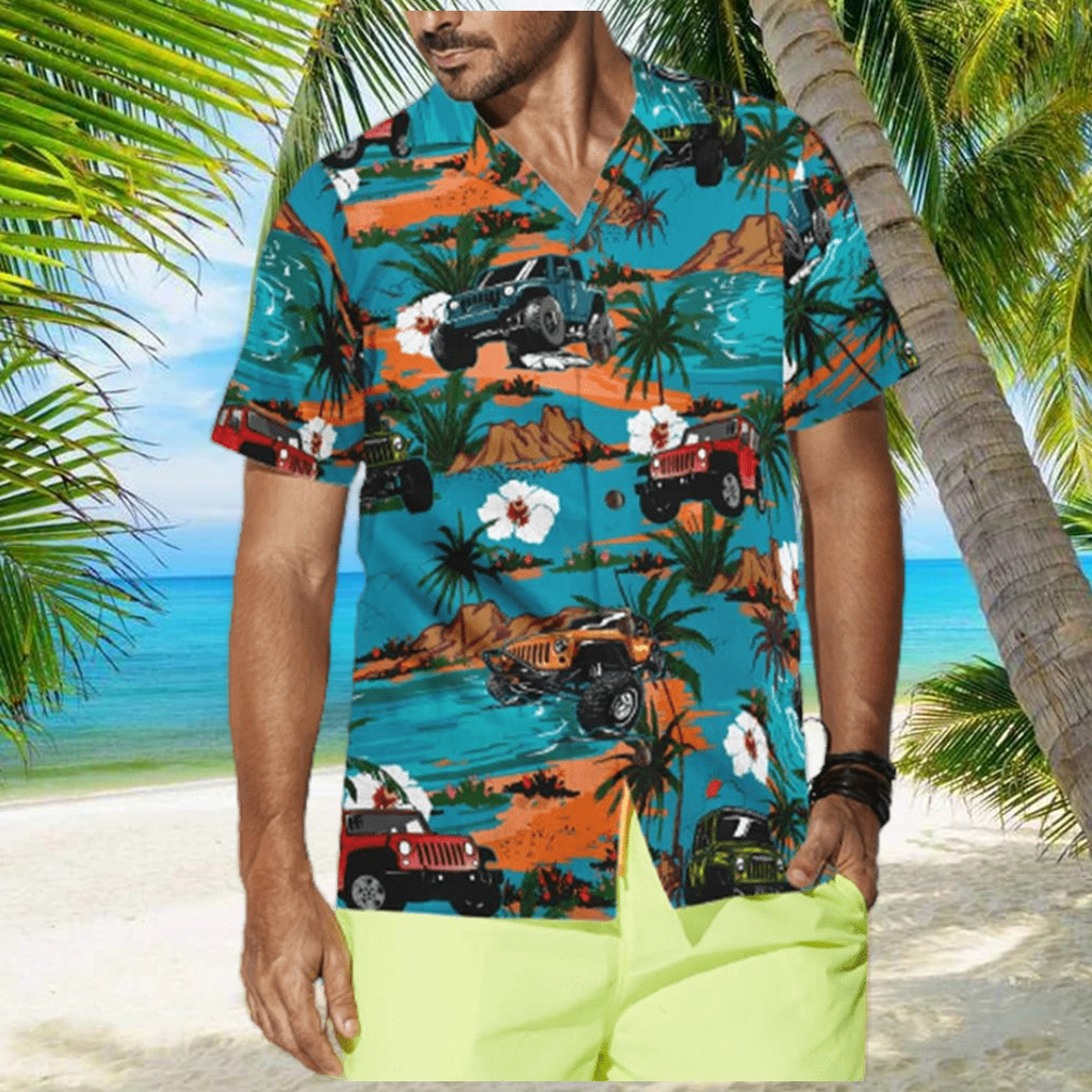 Jeep Car Retro Summer Hawaiian Shirt - Limotees