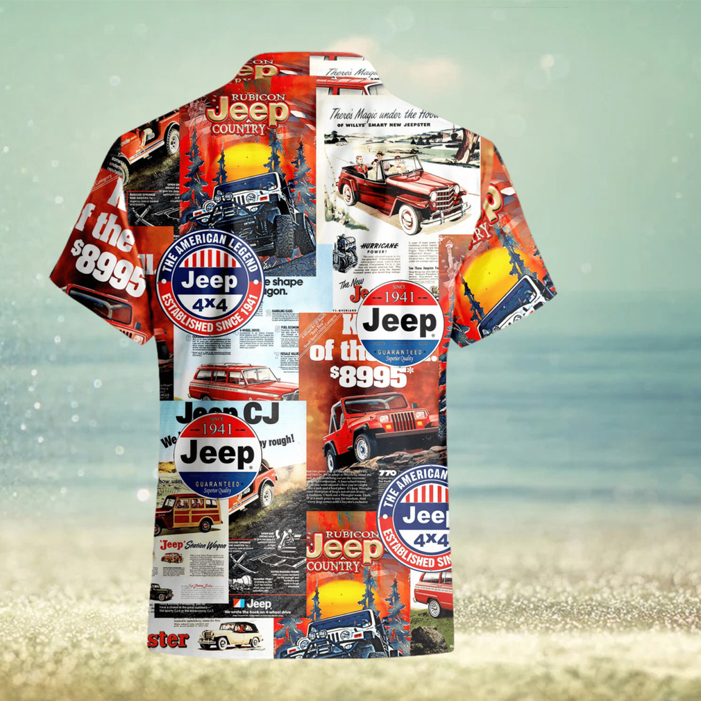 Jeep Collage Hawaiian Shirt - Limotees