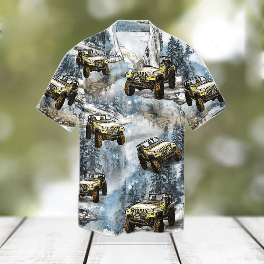 Jeep In The Forest Hawaiian Shirt Unisex Adult - Limotees