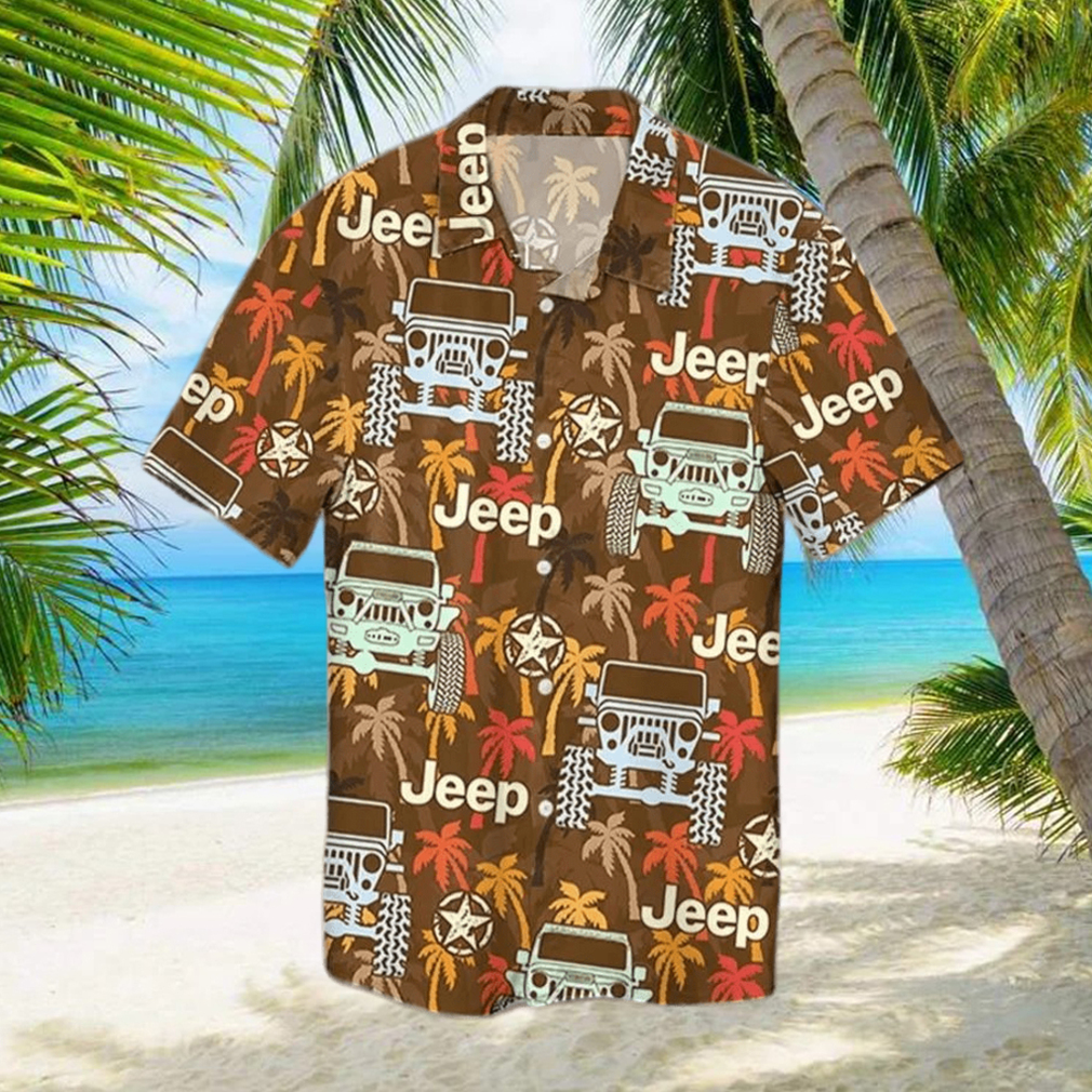 Jeep Palm Tree Hawaiian Shirt - Limotees