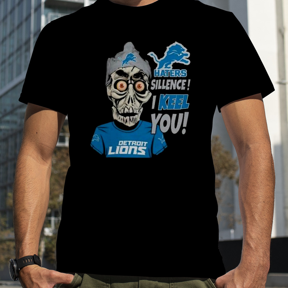 Jeff Dunham Detroit Lions Haters Silence I Keel You Logo Shirt