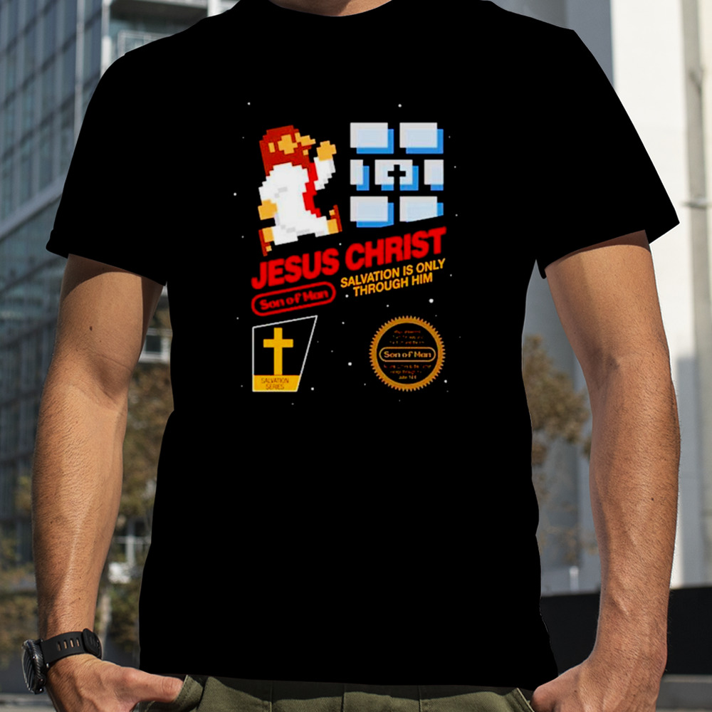 Jesus Christ Nintendo Super Mario Bros shirt