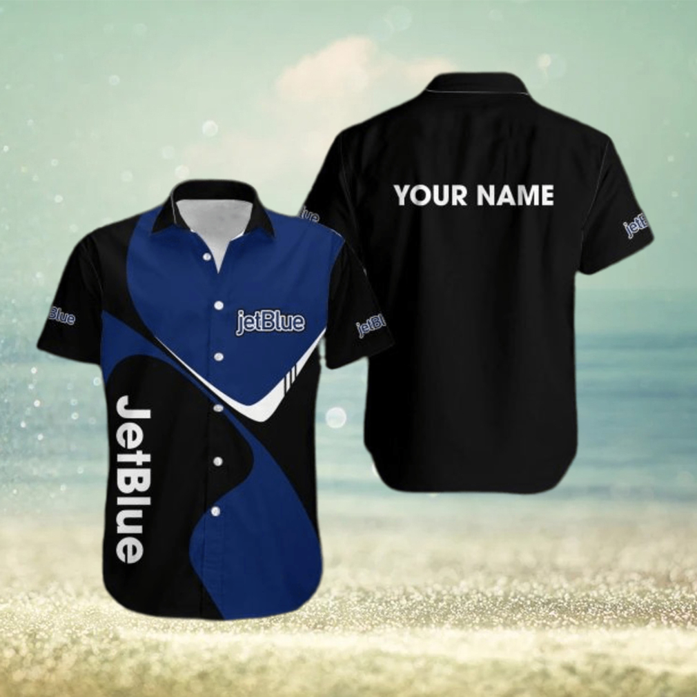 Jetblue Personalized Name Exotic Pattern AOP Hawaii Shirt Men And Women Gift For Family - Limotees