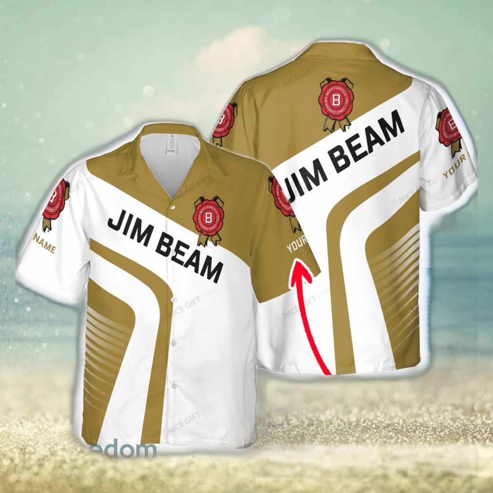 Jim Beam Unique Custom Name Design Hawaiian Shirt For Men And Women Gift Beach - Limotees