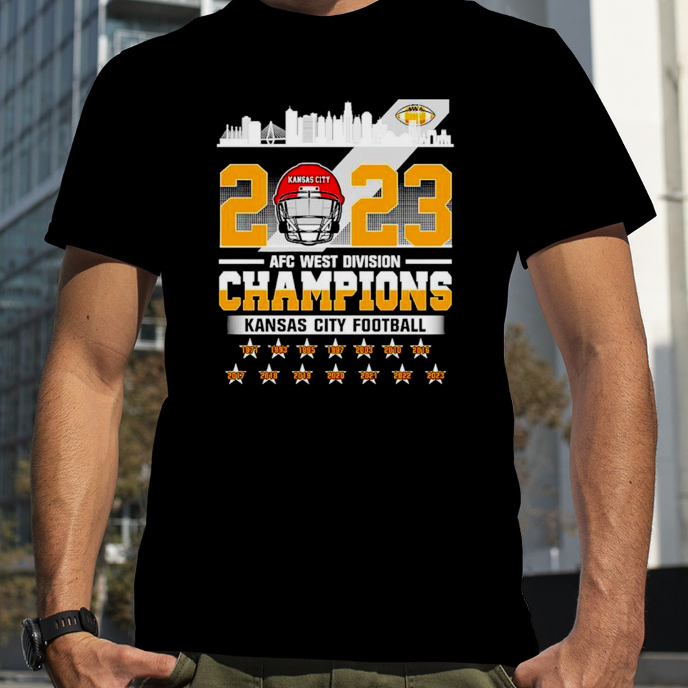 Kansas City Chiefs football 2023 AFC North Division Champions shirt