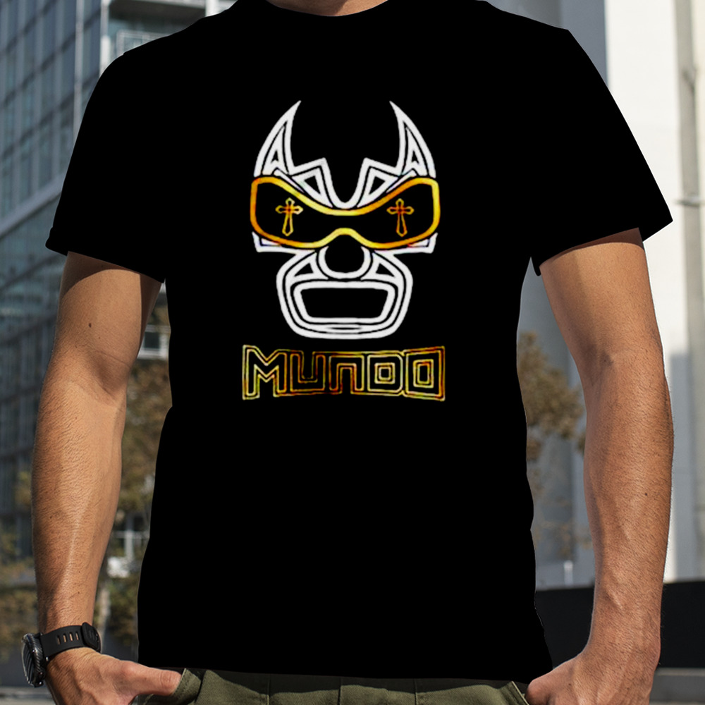 Lucha Underground Mundo mask shirt