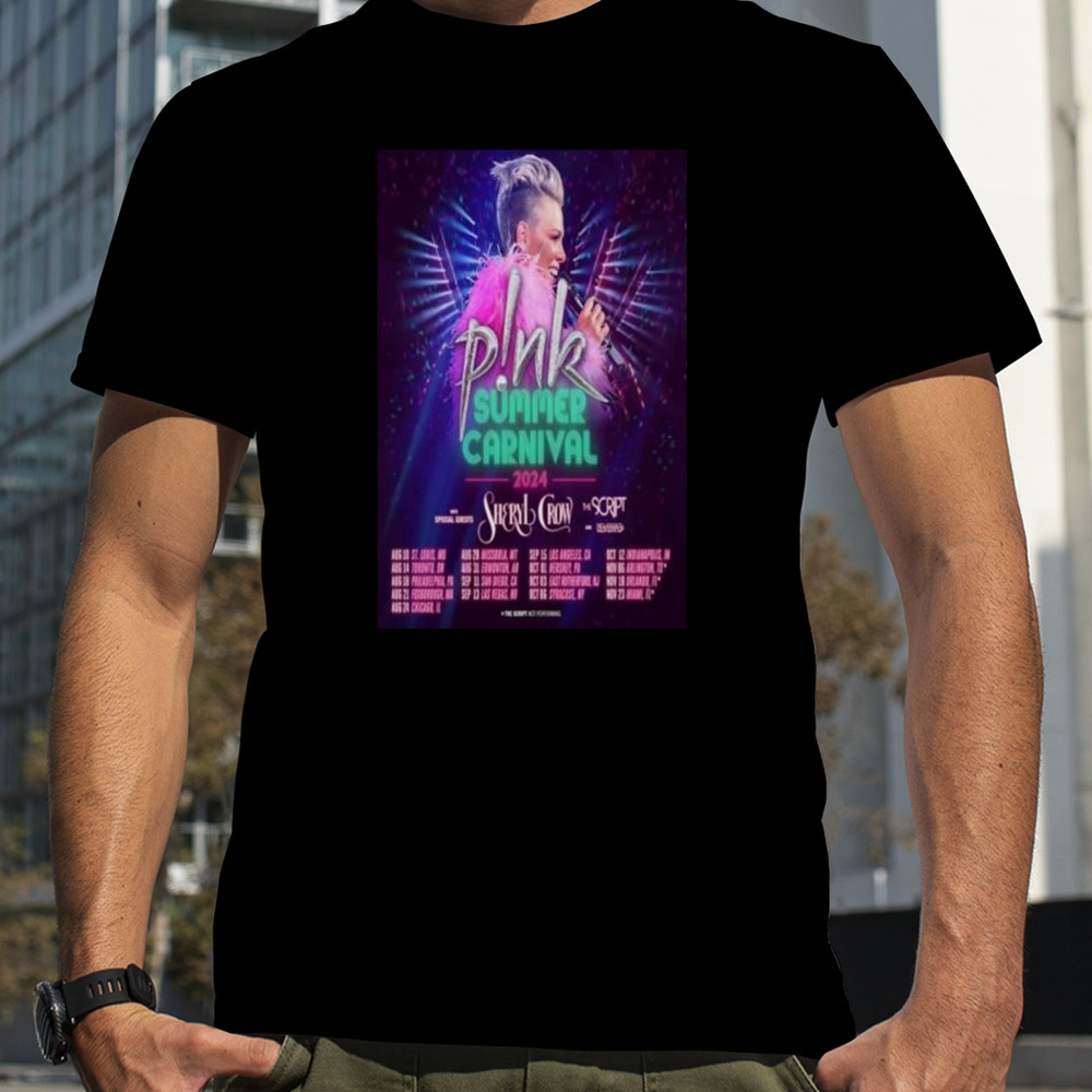 Pink Summer Carnival Tour 2024 Shirt