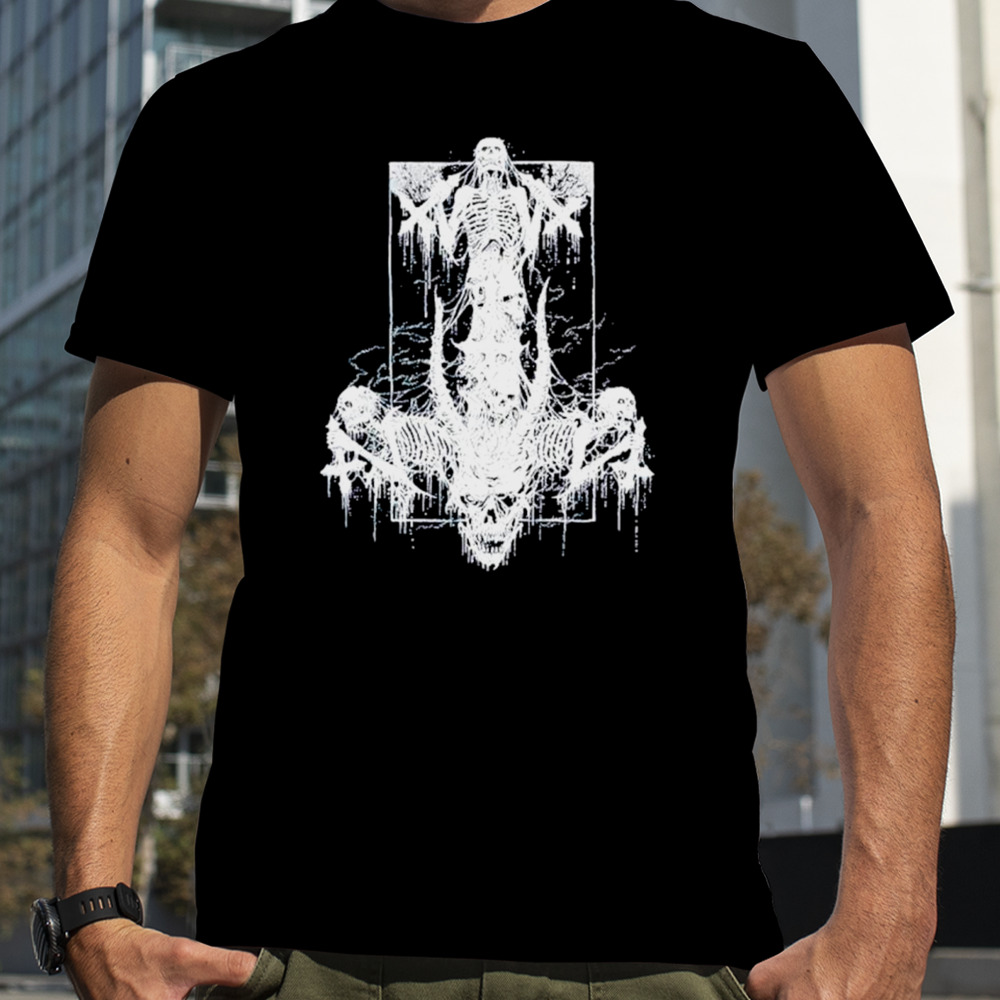 Riddickart X Spencer’s black unholy skeleton shirt