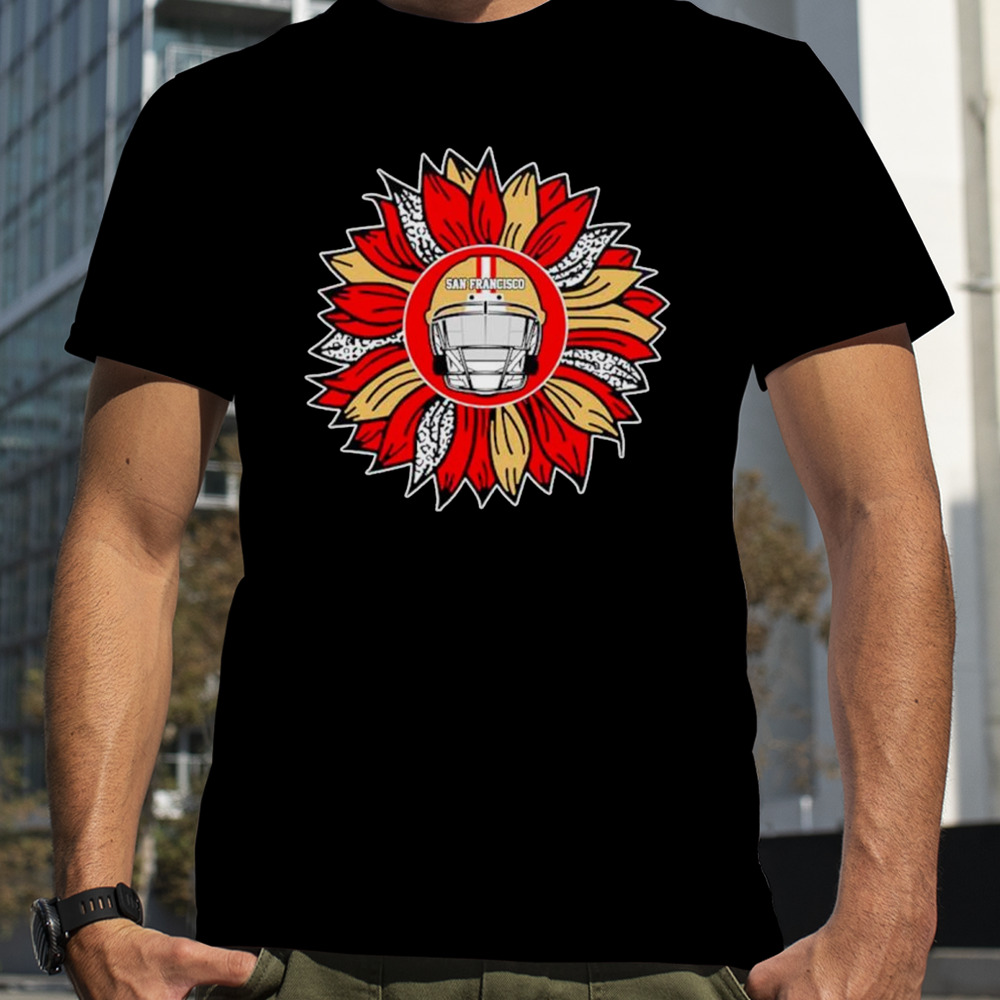 San Francisco 49ers football sunflower shirt