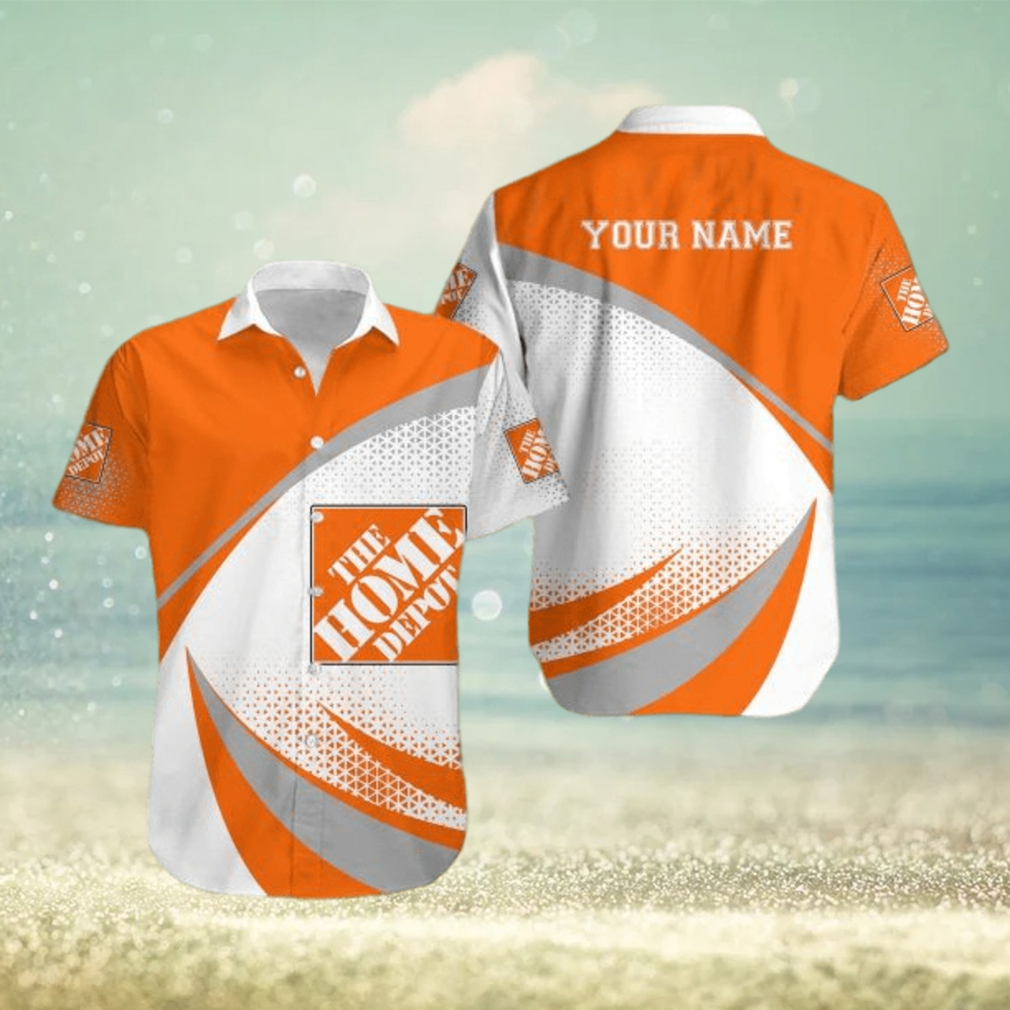 home depot Personalized Name Surfboard Pattern Aloha Hawaii Shirt Men And Women Gift For Family - Limotees