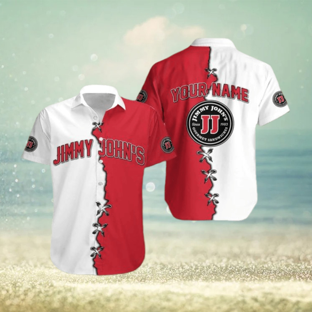 jimmy john’s Personalized Name Exclusive Pattern Beach Hawaii Shirt Men And Women Gift For Family - Limotees