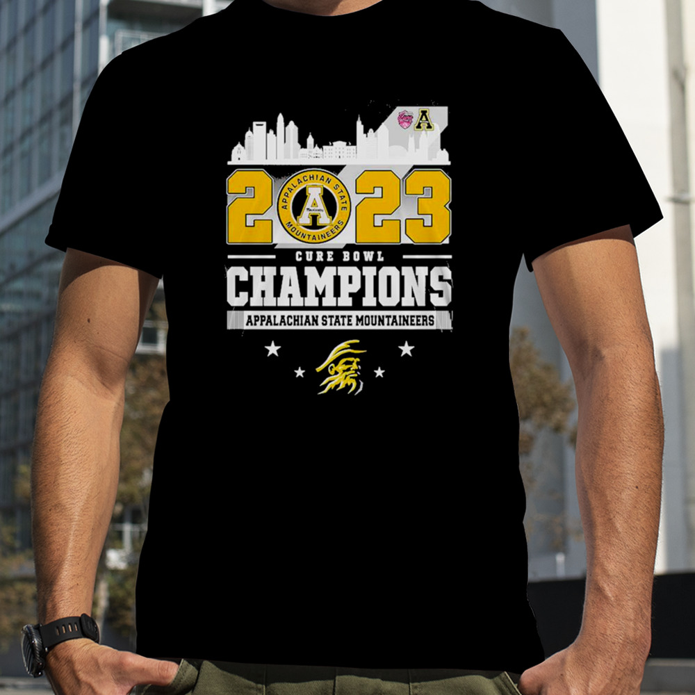 2023 Cure Bowl Champions Appalachian State Mountaineers Shirt