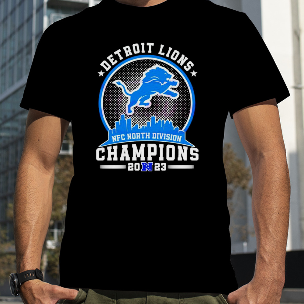 Detroit Lions NFC North Division Champions Skyline Shirt