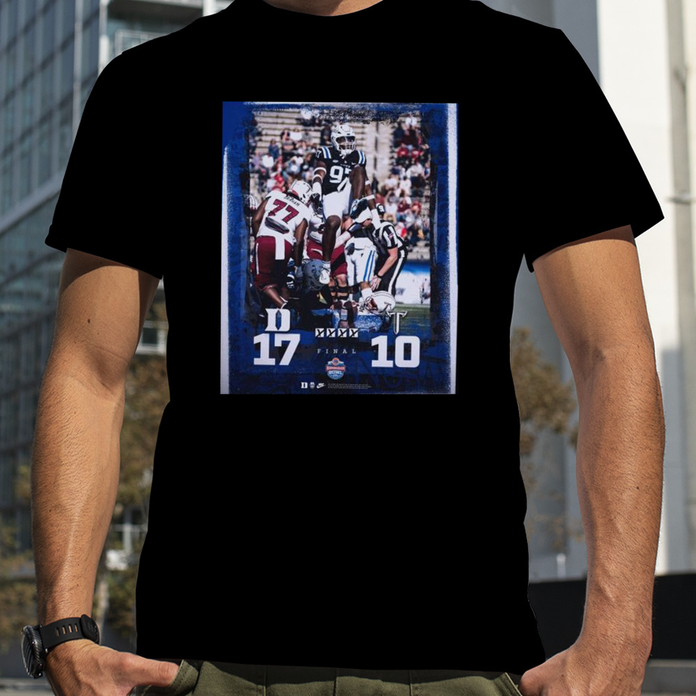 Duke Blue Devils 17 10 Troy Trojans in NCAA Football Shirt