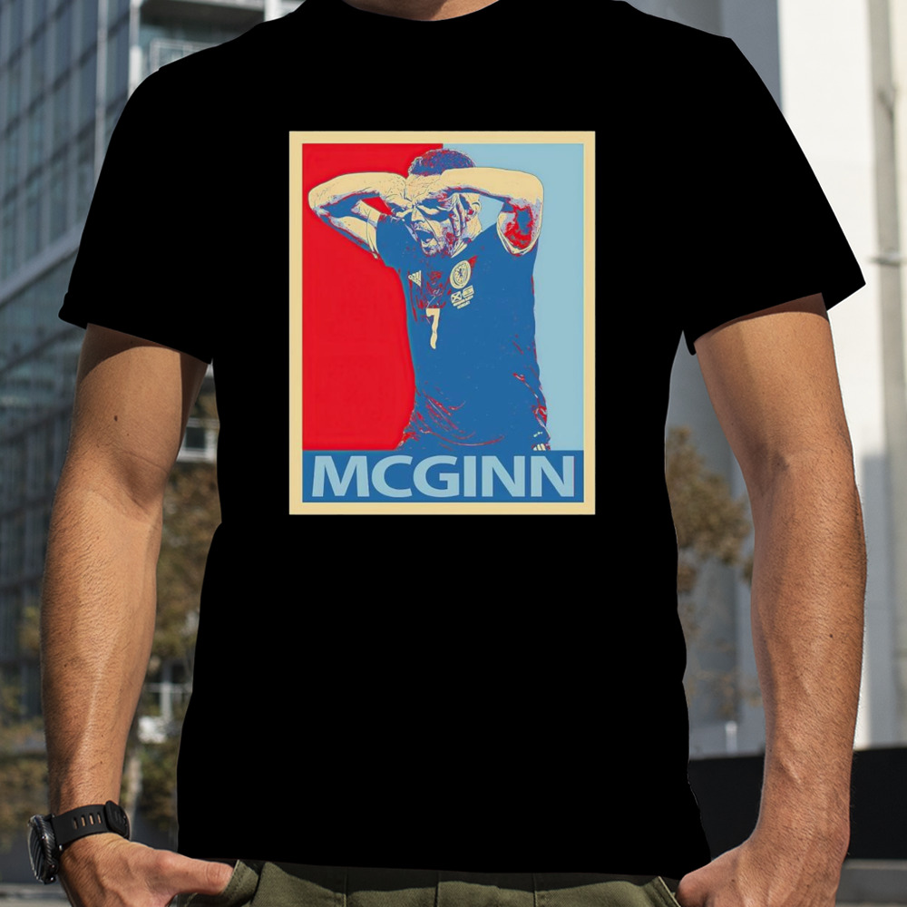 John Mcginn Aston Villa celebration art shirt