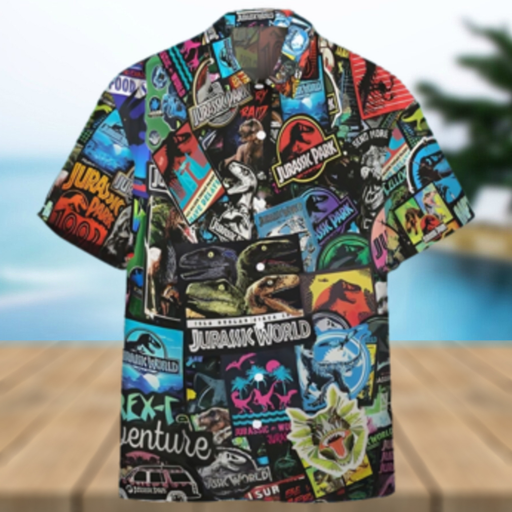 Jurassic World All Over Print 3D Jurassic Park Hawaiian Shirt - Limotees