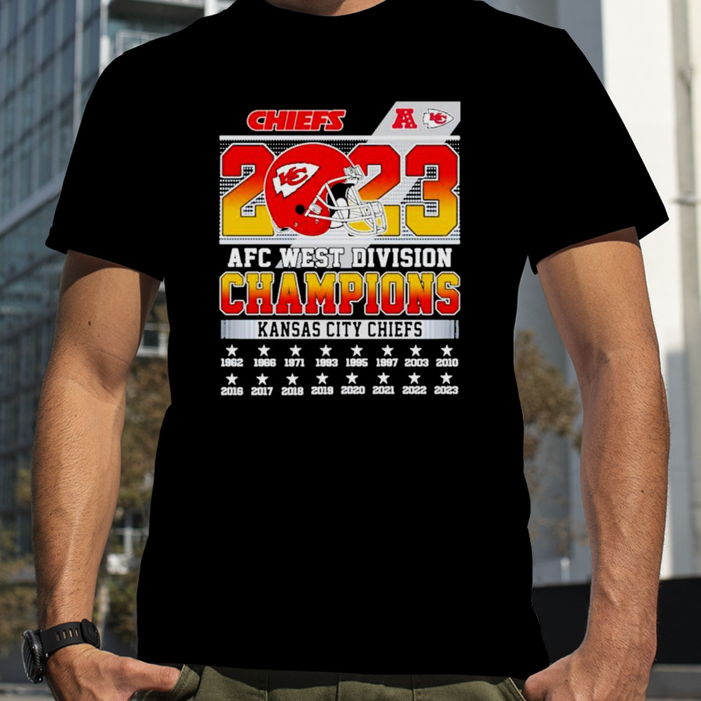 Kansas City Chiefs NFL 2023 AFC West Division Champions Shirt