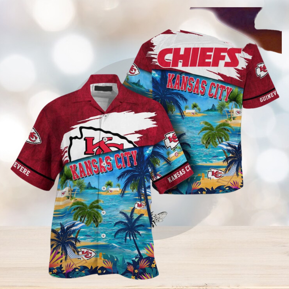 Kansas City Chiefs NFL Customized Summer Hawaii Shirt For Sports Fans - Limotees