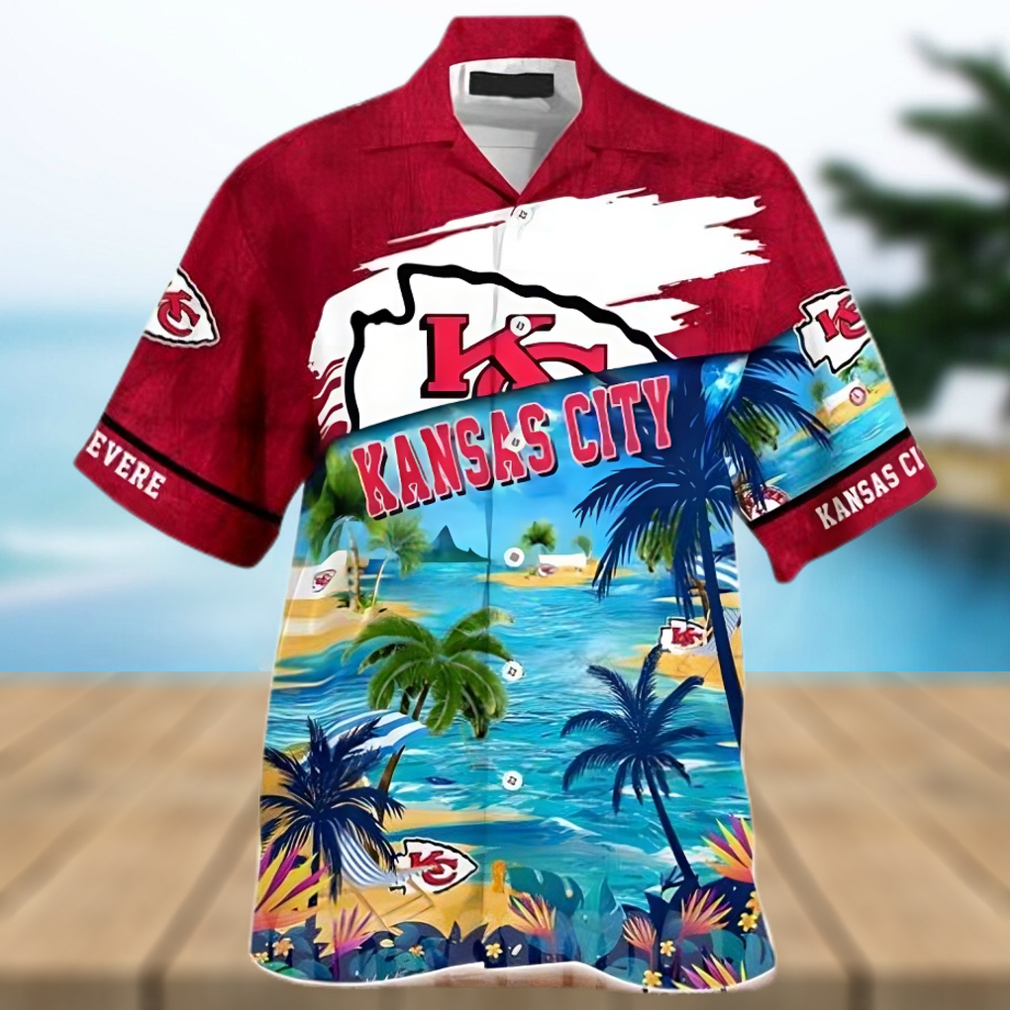 Kansas City Chiefs NFL Personalized Hawaiian Shirt - Limotees