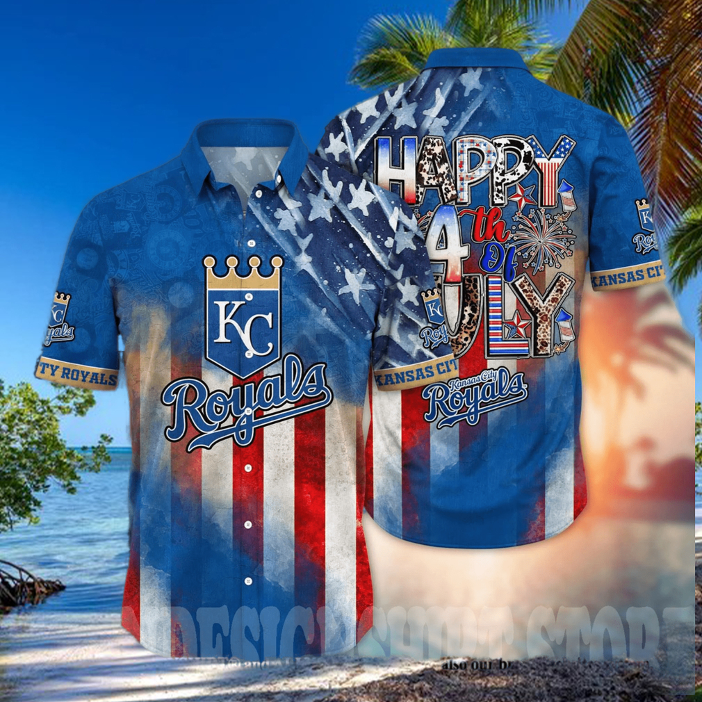 Kansas City Royals MLB Independence Day Unisex Hawaiian Shirt - Limotees