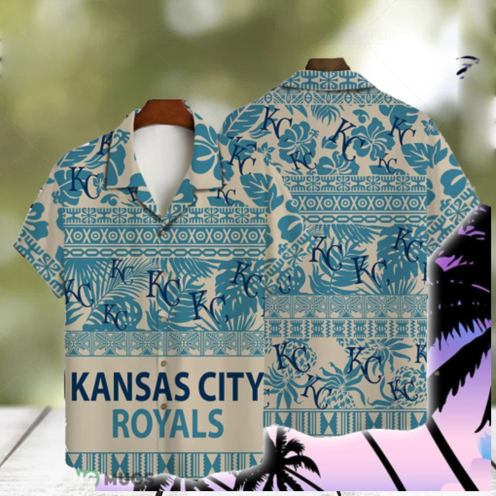 Kansas City Royals Major League Baseball 3D AOP Hawaiian Shirt For Sport Fans - Limotees