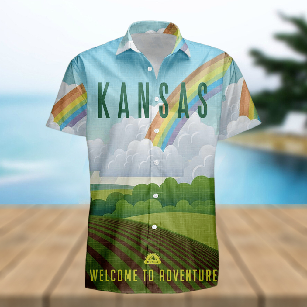 Kansas Retro Style Travel Summer 3D Hawaiian Shirt Gift For Men And Women Fans - Limotees